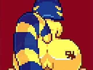 pixel art hentai with anal and futa funk beats, so hot! 🔥