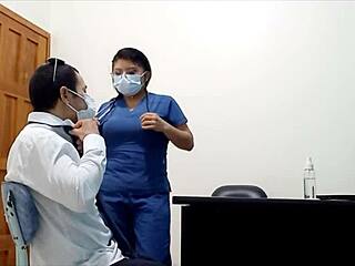 wow nurse your body is all mine lets do naughty things i wanna feel your cock first then you can start banging me standing