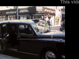 vintage interracial threesome featuring black cock and hairy group