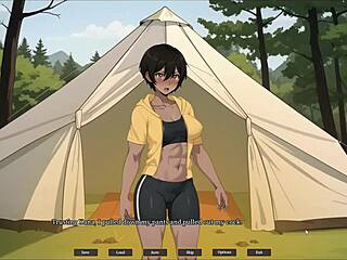 Ever tried tomboy sex outdoors? Forest hentai game ep 1 shows wild blowjob!