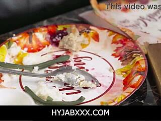 Audrey Royal, let’s use this dining room table for some hot action with Tyler Cruise!