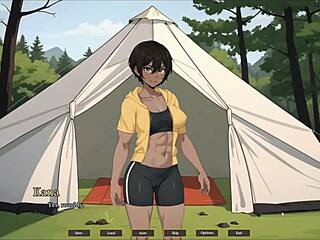 Ever tried tomboy sex outdoors? Forest hentai game ep 1 shows wild blowjob!