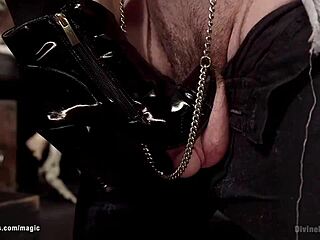 Punk Rock Goddess Dominates with Strapon in Rough Anal Play!