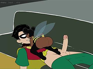 18Titans Episode 45: Blackfire gets intense assfucking and anal loving!