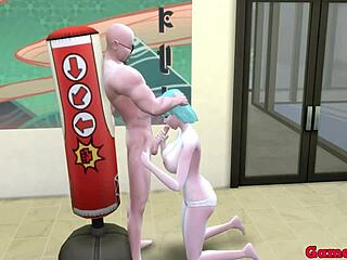 Bulma Gets Trained Sexually By Master Roshi