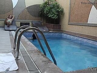 Oh man, I couldn't hold back and gave my ass and pussy to the director before filming without a condom - Badarox couple Manu Fox and Rubens Badaró full video on Red