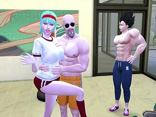 Bulma Gets Trained Sexually By Master Roshi