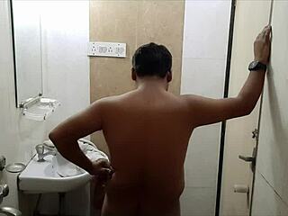 Asian couple's intimate moments captured on hidden camera during passionate sex session