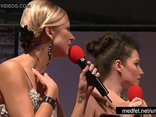 Strippers Rip Clothes While Teasing Audience On Stage