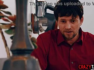 feeling overwhelmed as sexy milf nanny riley jacobs gets stuck and drilled during cleaning