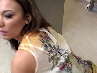 catching a voyeur made the big booty brunette want more