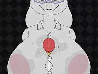 Teacher Toriel from Deltarune gets wild with a monster cock in sexy titty fuck game