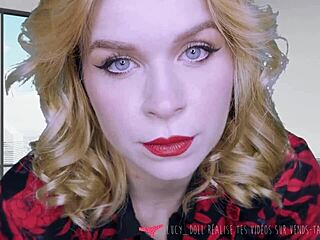 French blonde Lucy Sanivy dominates as a strict banker delivering harsh punishment