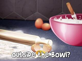 女孩烘焙出意外的无码动漫猛撸