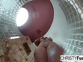 Christy Dahlia Shower Oral With Ivan