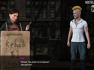 Get turned on by cartoon boobs in erotic game