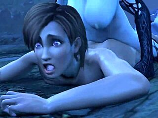 3D anime hentai love scene