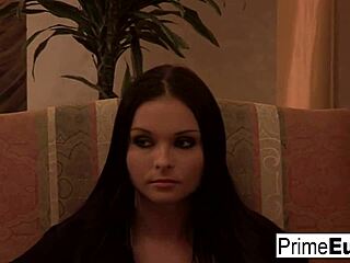 mercedesz, that european babe, delivers amazing anal sex with blowjob and nude tits on display