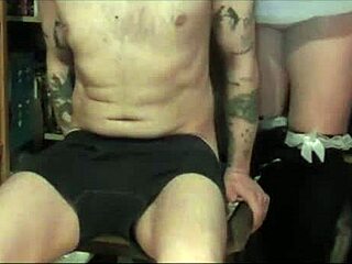 friend's wife begs for cum in her gaping ass with big natural tits