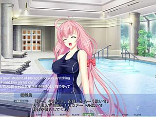 Yunagi Bent Over For Pool Pounding With Big Tits