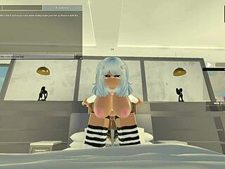 whore rides monster cock in doggystyle blowjob