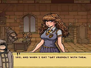 In akaburs witch trainer, the innocent slave is teased and assfucked in bdsm costumes during the full playthrough part five