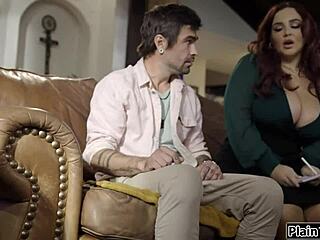 PlainTaboo Com - Busty PI Needs To Get Fucked For Research With Monster Cock