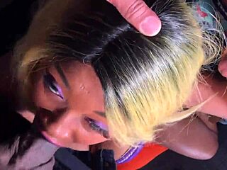 Nina Rivera enjoys deepthroat blowjob with two monster cocks in 4k