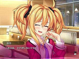 Feeling the intense bukkake in this hentai blowbang game