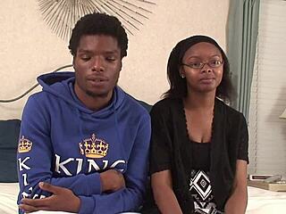 Ebony Chick Bent Over For Hard Fuck