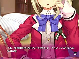 Feeling the intense bukkake in this hentai blowbang game