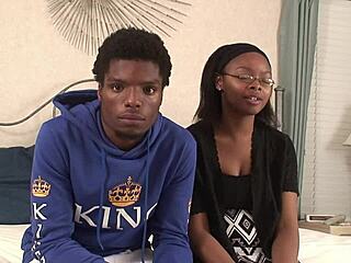 Ebony Chick Bent Over For Hard Fuck