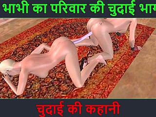 Hindi Audio Sex Story of Two Cute Lesbian Girls with Dildo and Strapon Fun