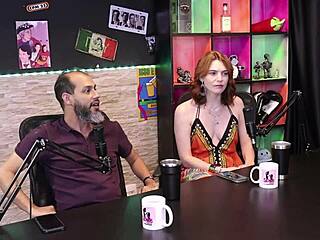 Reh Queen E Kstro in Sheer Red Lingerie Swing