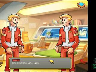 Desenho adulto: A sci-fi adventure with a duplicate and alien masseuse