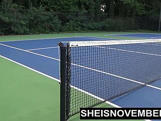 Hd Msnovember Face Painted By Big Cock Huge Facial All Over Her Young 18+ Cute Ebony Face Gripping Her Large Natural Breasts And Nipples On Sheisnovember