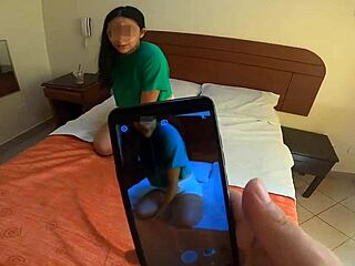 first time brunette latina babe lucia with natural tits shaved