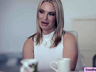 Three Busty Lesbians Lick Pussy with Passion