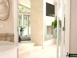 Teen Lies to Sneak Wild Shower Fun