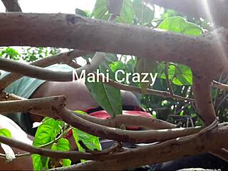 hey village aunty, wanna fuck in the garden?