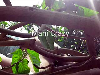 hey village aunty, wanna fuck in the garden?