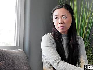 Nanny milf spencer scott fucks hot asian teen 18+ with perfect ass kimmy kimm