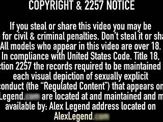 Huge cock alex legend fucks tiny redhead violet monroe with big natural tits and tattooed ass