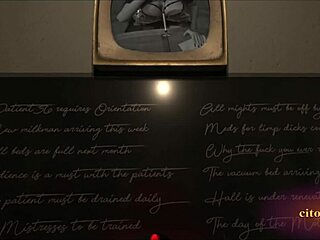 Blonde Latex Nurse Sucks Cum Through Urethra Probe?