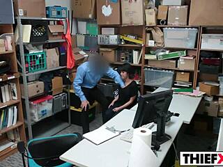 Teen thief punished with officer's dick