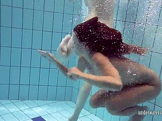 Check out Katrin Privsem and Lucy Gurchenko as underwater bikini babes