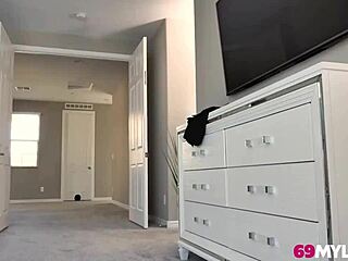 Hey, watch Joslyn James pay with her big tits and a steamy blowjob. She gets bent over for more!