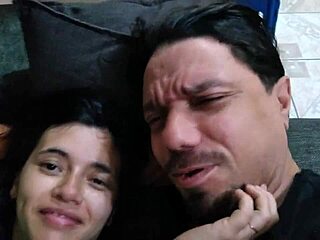 Having fun with the young nymph and old guy