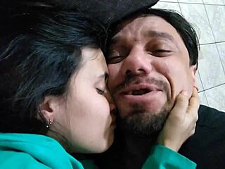 Having fun with the young nymph and old guy