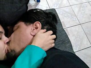 Having fun with the young nymph and old guy